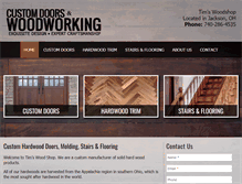 Tablet Screenshot of ohiocustomdoors.com